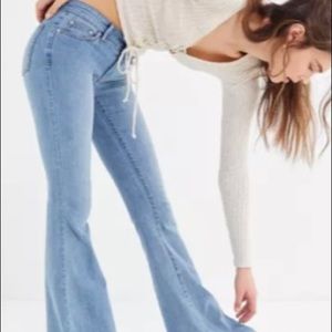 Urban Outfitters boot cut low rise jeans